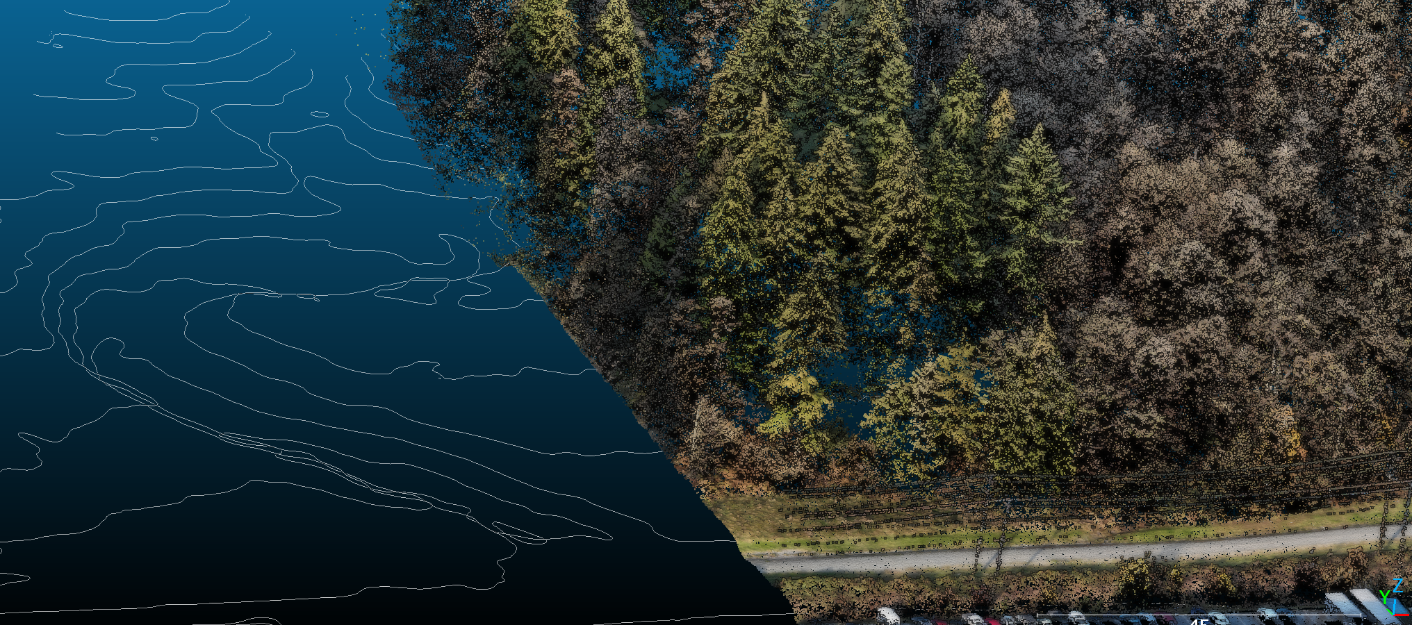 LiDAR point cloud and aerial imagery — Capture